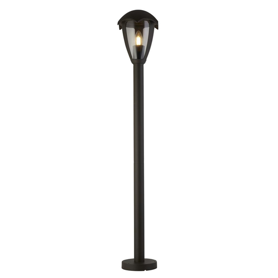 Product photograph of Bluebell Large Outdoor Polycarbonate Post In Dark Grey from Furniture in Fashion