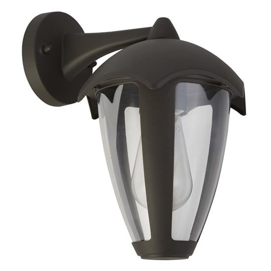 Bluebell Outdoor Polycarbonate Wall Light In Dark Grey_2