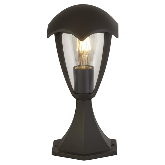 Product photograph of Bluebell Small Outdoor Polycarbonate Post In Dark Grey from Furniture in Fashion