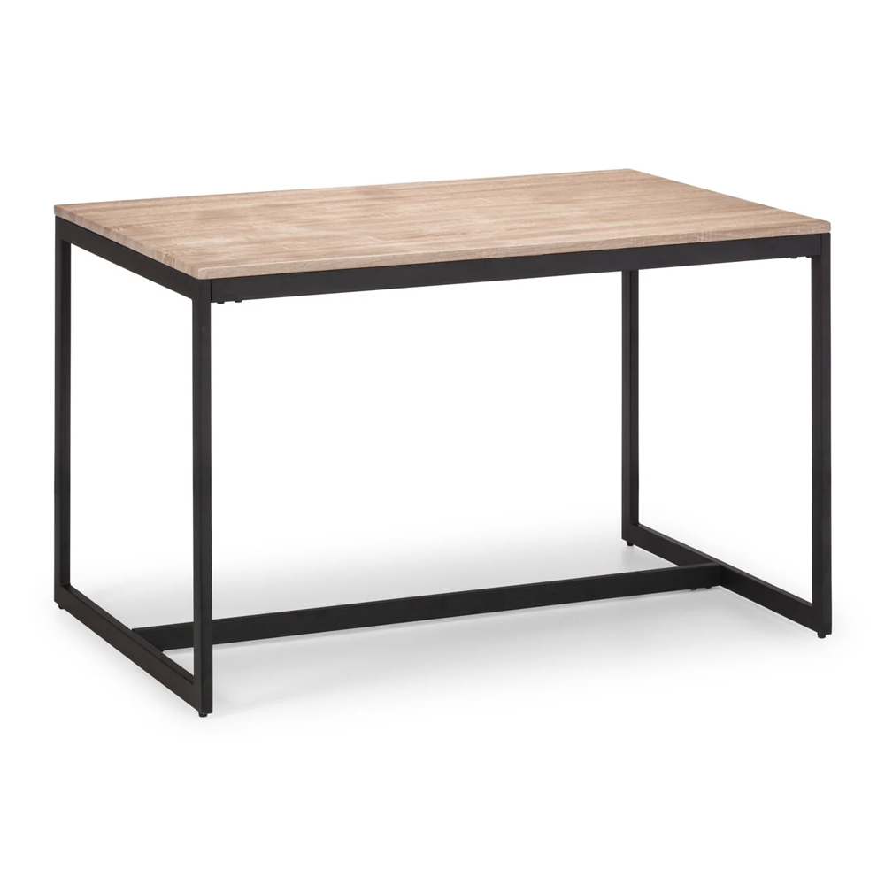 Tacita Dining Table In Sonoma Oak Effect With Black Frame