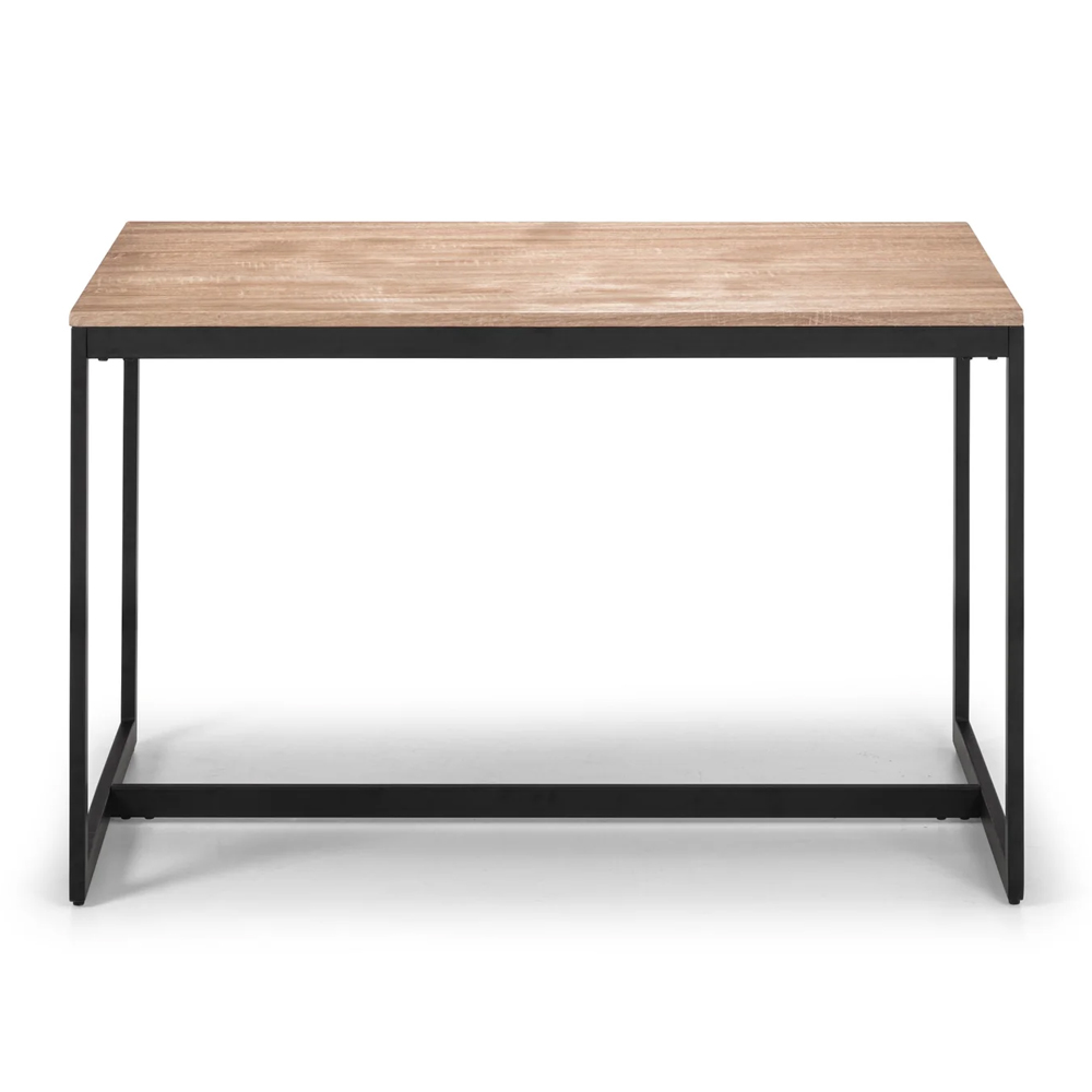 Tacita Dining Table In Sonoma Oak Effect With Black Frame