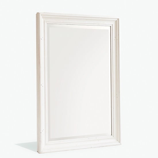 Boddem Wall Mirror In White Pine Cottage Style FiF