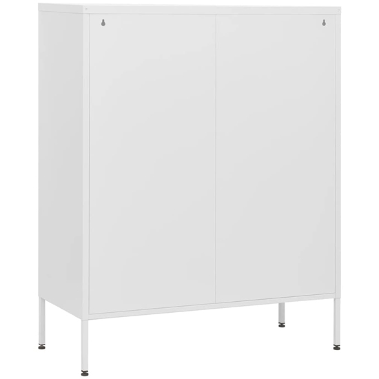 Bodmin Steel Chest Of 4 Drawers In White