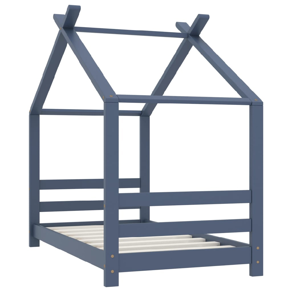 Boerne 70x140cm Wooden Children Daybed In Grey