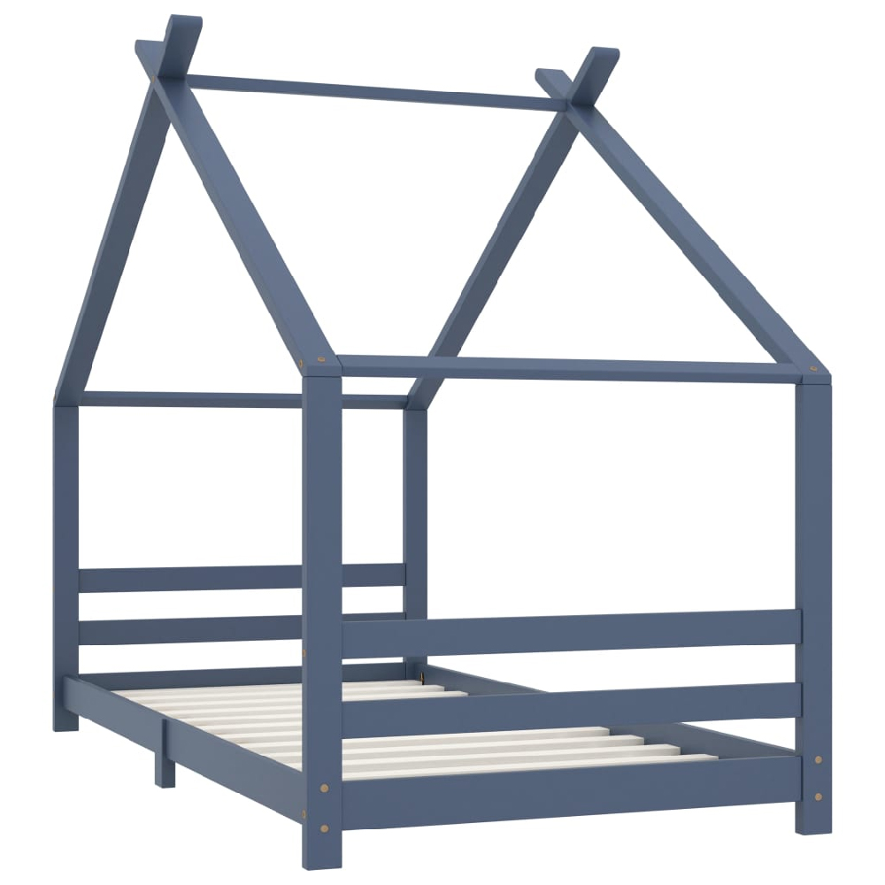 Boerne 90x200cm Wooden Children Daybed In Grey
