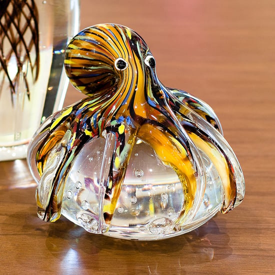 Bogota Glass Octopus Ornament In Multicolored
