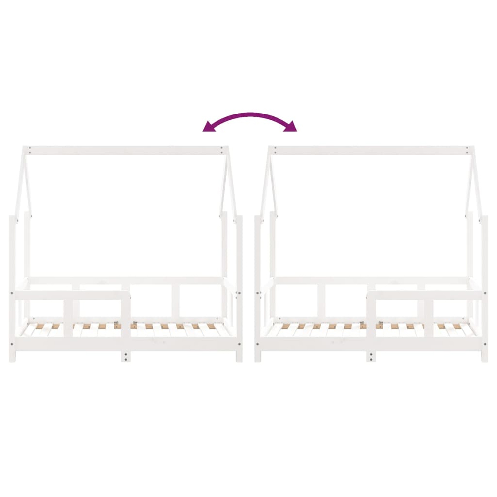 Bohemia 70x140cm Wooden Children Daybed In White