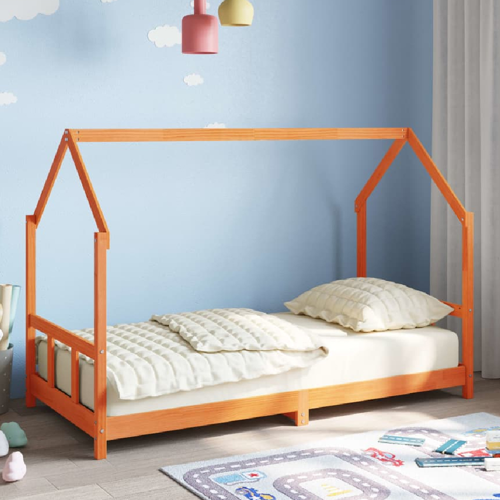 Read more about Bohemia 90x190cm wooden children daybed in wax brown