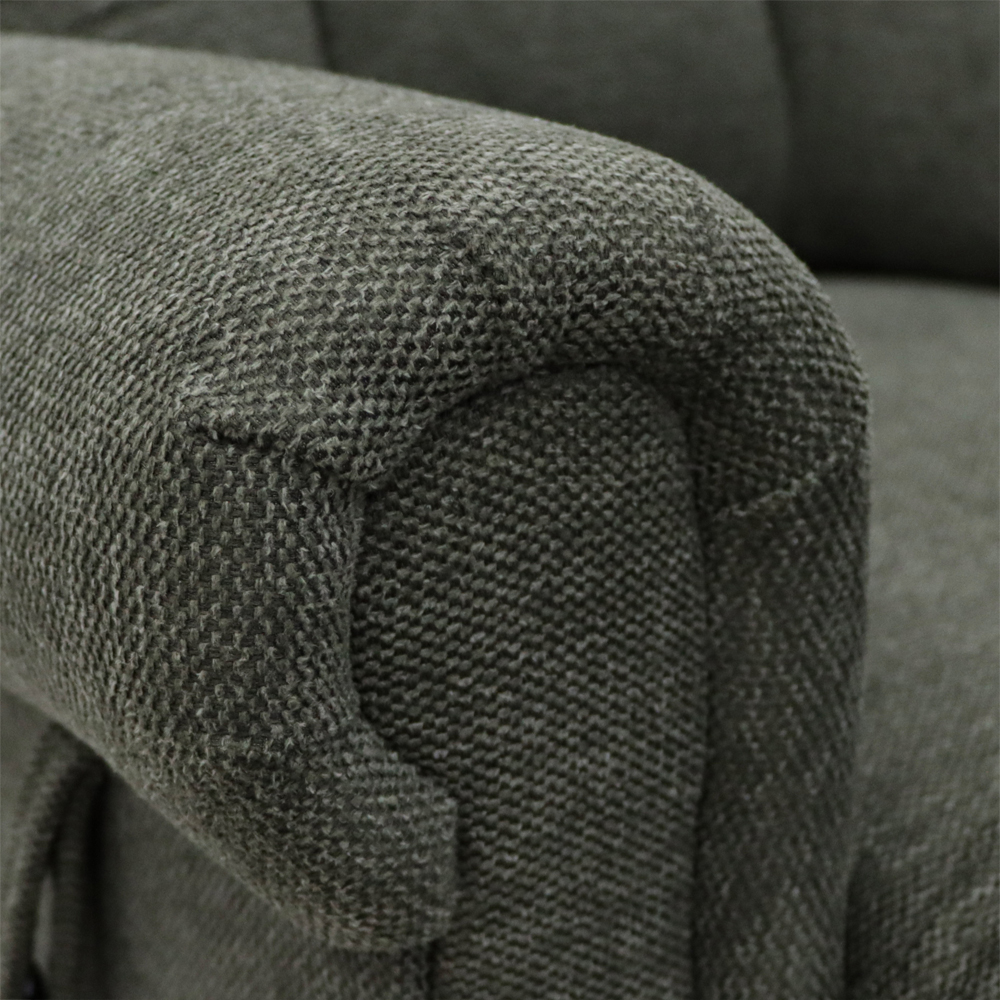 Boise Fabric Quad Motor Lift and Tilt Recliner Chair In Olive