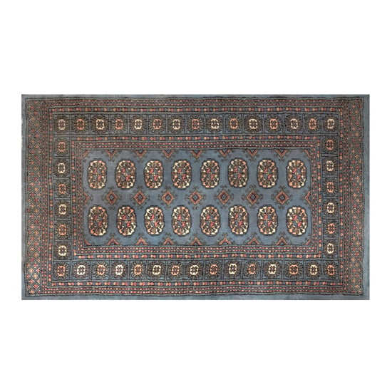 Photo of Bokhara 120x180cm hand-knotted wool rug in blue