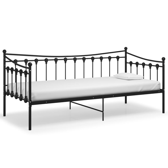Bolesia Metal Frame Single Sofa Bed In Black