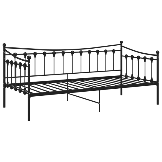 Bolesia Metal Frame Single Sofa Bed In Black