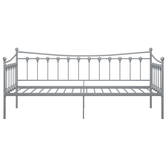 Bolesia Metal Frame Single Sofa Bed In Grey