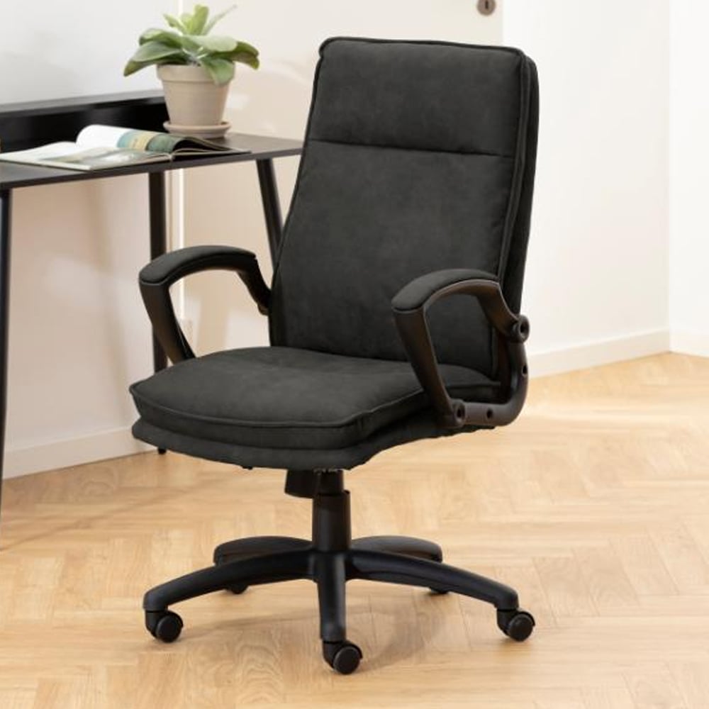 Bolingb Fabric Home And Office Chair In Anthracite