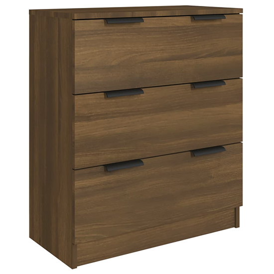 Bolivar Wooden Sideboard With 2 Doors 7 Drawers In Brown Oak_3