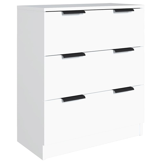 Bolivar Wooden Sideboard With 2 Doors 7 Drawers In White