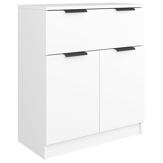 Bolivar Wooden Sideboard With 2 Doors 7 Drawers In White