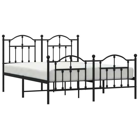 Bolivia Metal Double Bed In Black