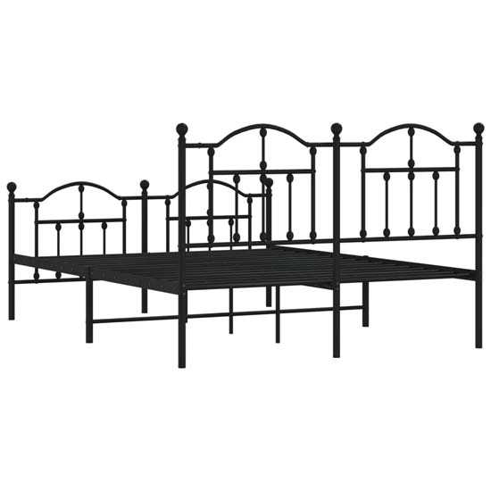 Bolivia Metal King Size Bed In Black
