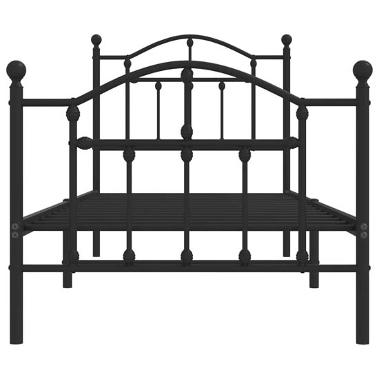 Bolivia Metal Single Bed In Black
