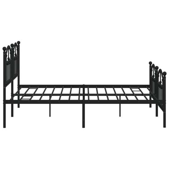 Bolivia Metal Super King Size Bed In Black