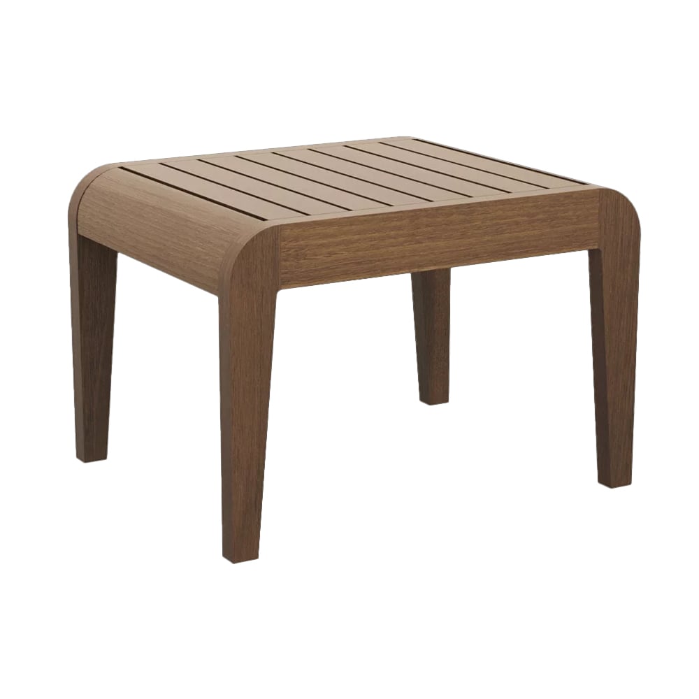 Product photograph of Bolivia Wooden Garden Side Table In Rich Brown from Furniture in Fashion