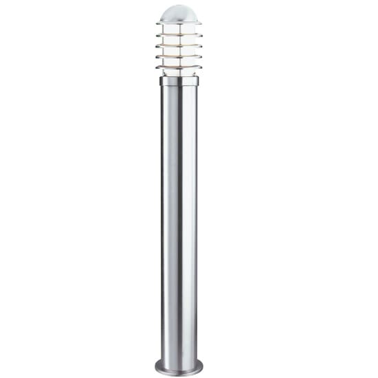 Bollard IP44 Tall Outdoor Light In Stainless Steel