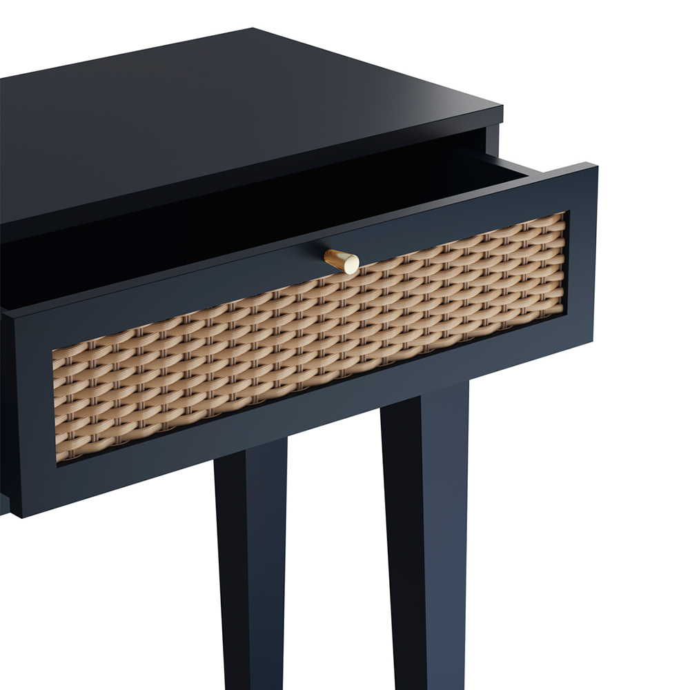 Bordeaux Wooden Dressing Table In Blue