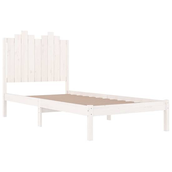 Boreas Solid Pinewood Single Bed In White_3