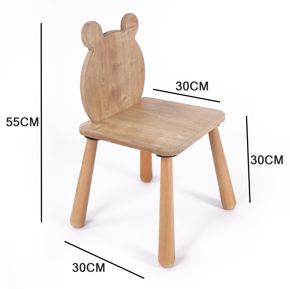Borin Solid Pine Kids Chair in Oak