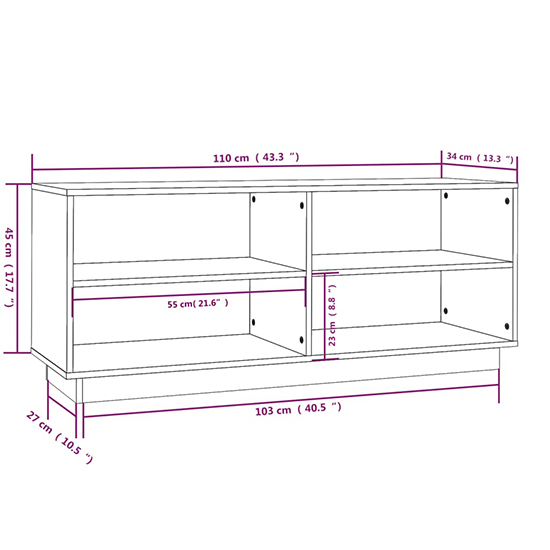 Boris Pinewood Shoe Storage Bench With Shelves In Honey Brown