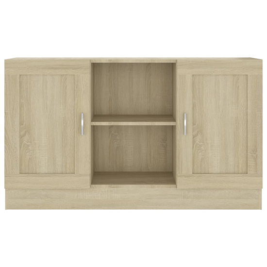 Borna Wooden Sideboard With 2 Doors In Sonoma Oak