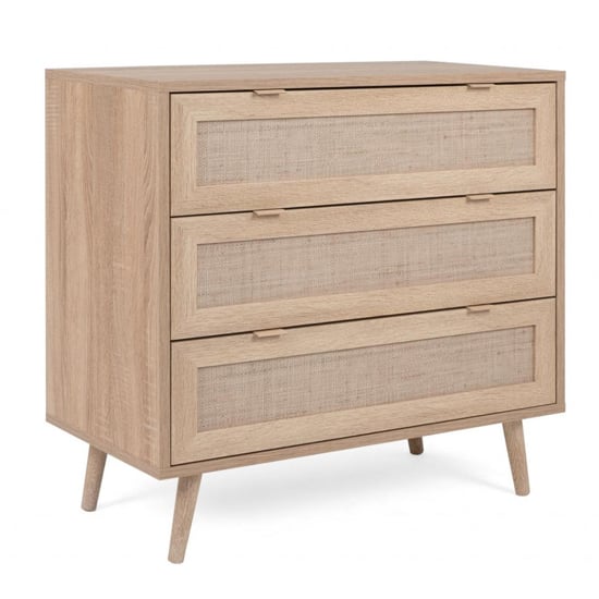 Borox Chest Of Drawers In Sonoma Oak And Bast Look_4