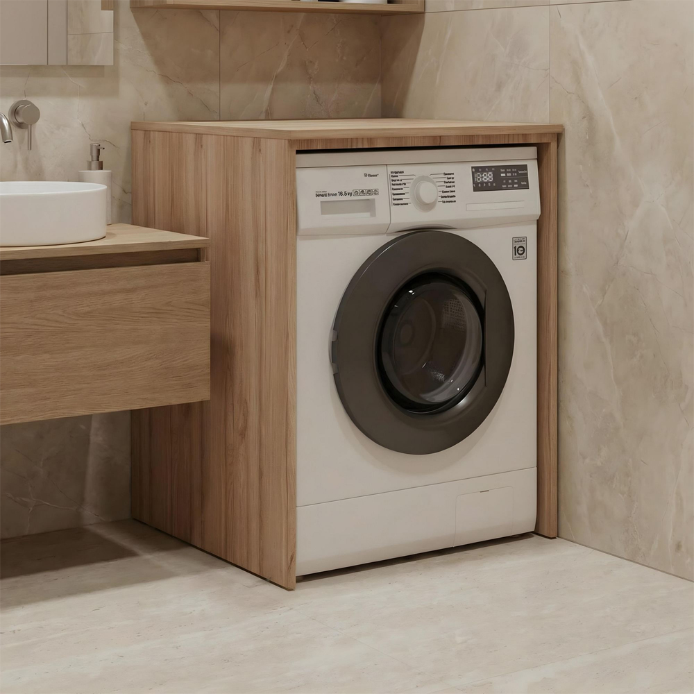 Bosco Wooden Washing Machine Cabinet in Oak