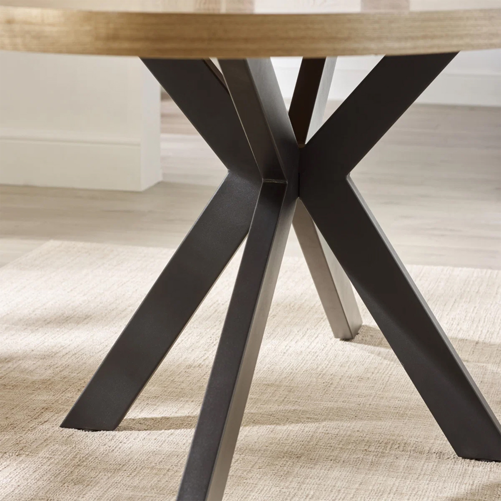 Bostel Oval Wooden Dining Table in Oak