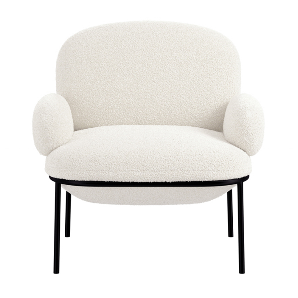 Bothell Fabric Bedroom Chair - Ivory