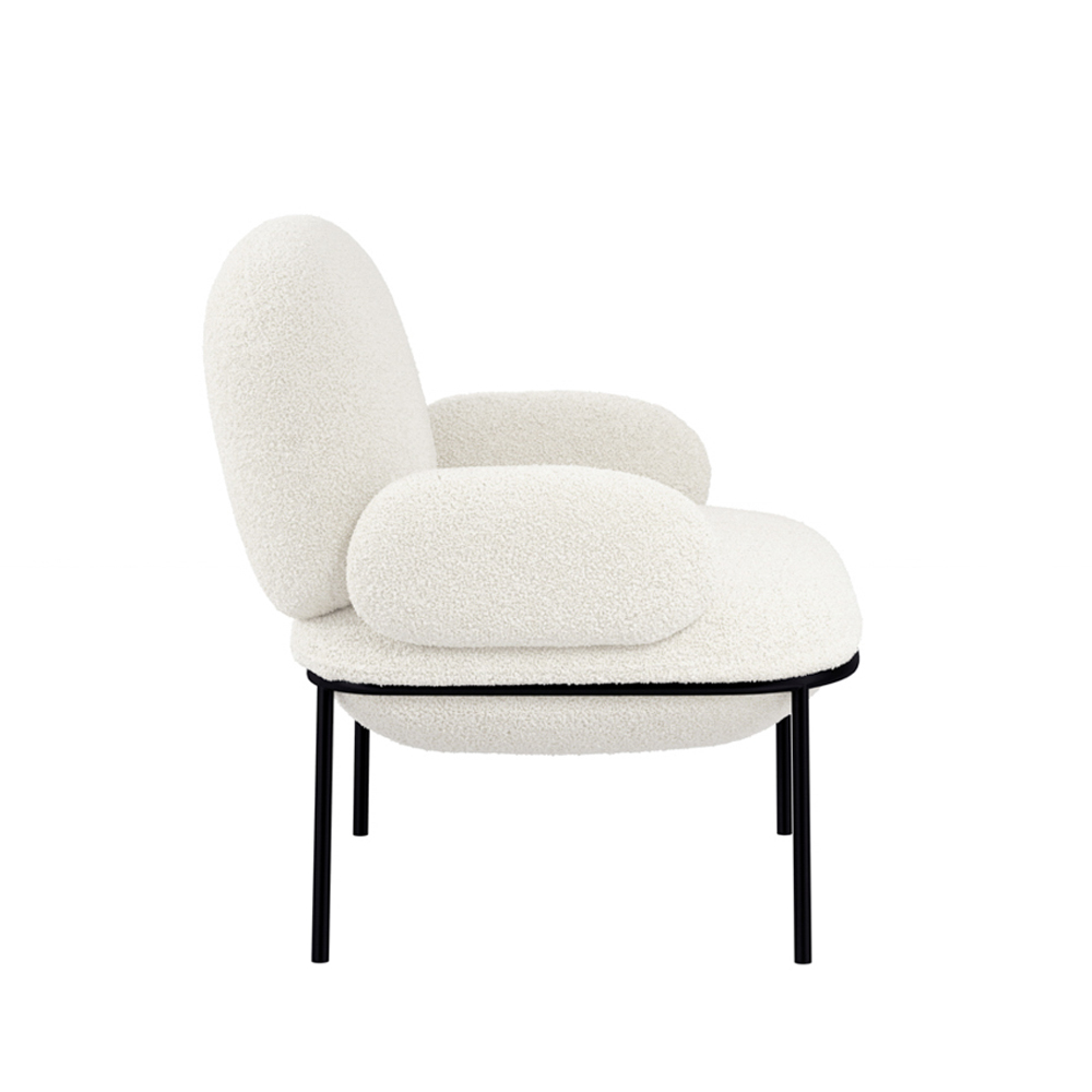 Bothell Fabric Bedroom Chair - Ivory