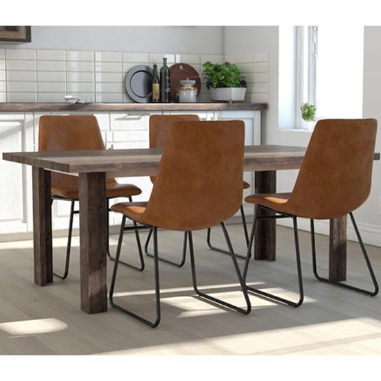 bowden faux leather chair