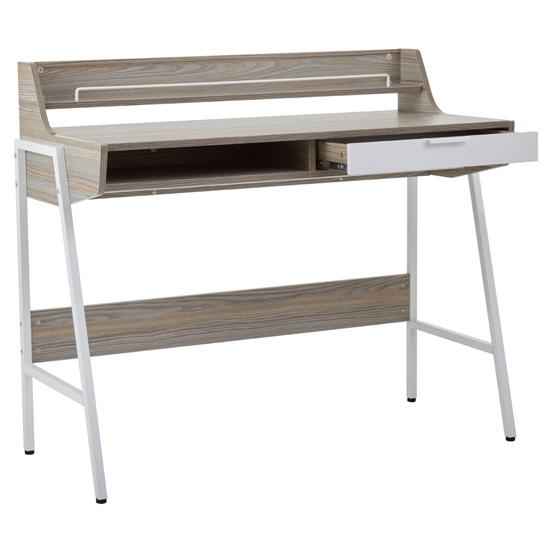Bradken Wooden Computer Desk With 1 Drawer In Light Oak