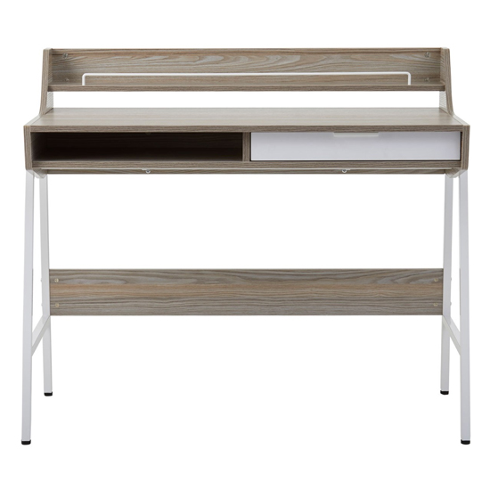 Bradken Wooden Computer Desk With 1 Drawer In Light Oak