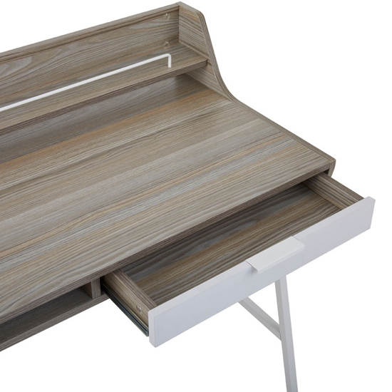 Bradken Wooden Computer Desk With 1 Drawer In Light Oak