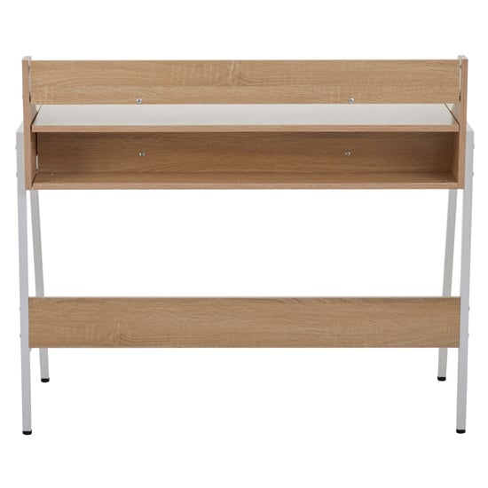 Bradken Wooden Computer Desk With 1 Drawer In Natural Oak