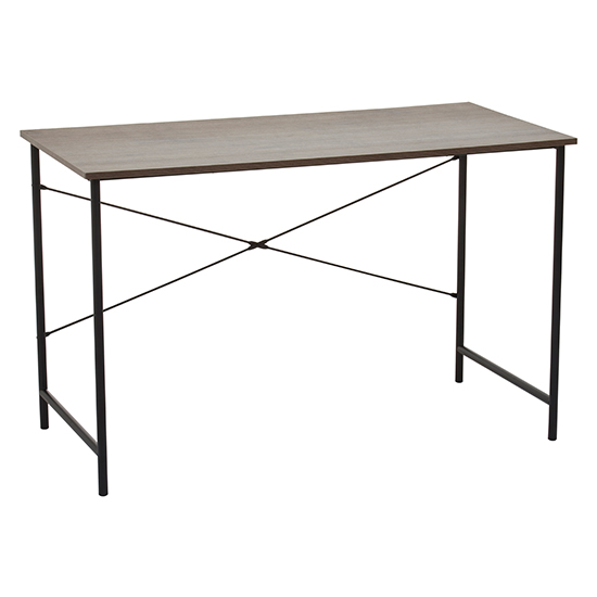 Florentine computer desk in white gloss with dark oak Browse over 500