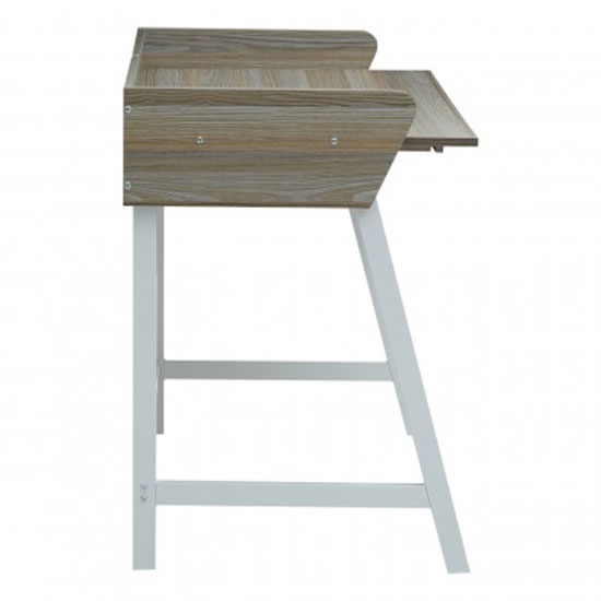 Bradken Wooden Laptop Desk With 1 Drawer In Light Oak