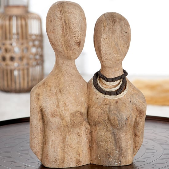 Read more about Braga wooden pair sculpture in natural