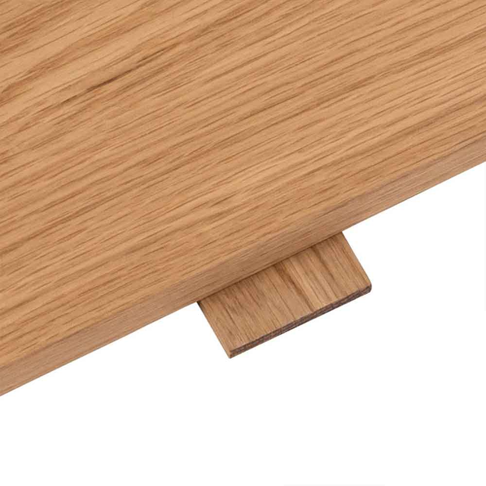 Branson Wooden Extending Dining Table - Oak