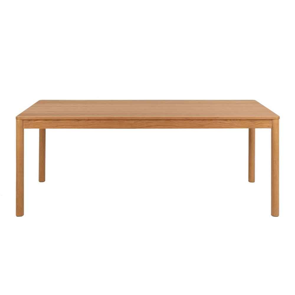 Branson Wooden Extending Dining Table - Oak