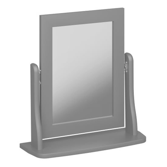 Braque Dressing Table Mirror In Grey