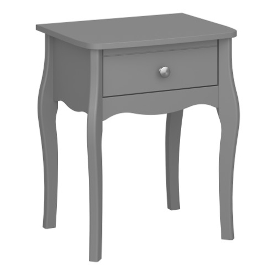 Photo of Braque wooden bedside cabinet in grey