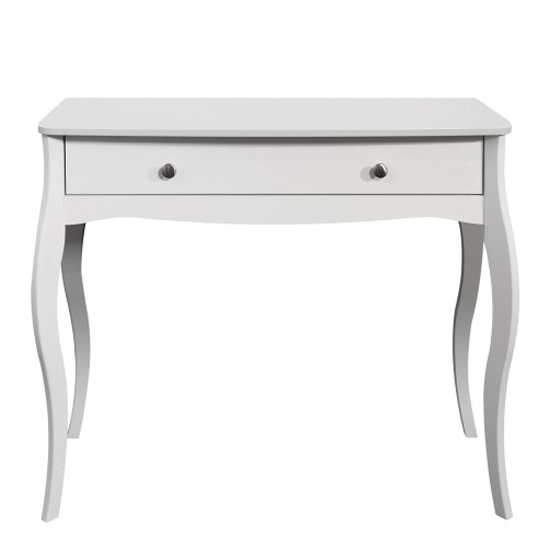 Braque Wooden Dressing Table With 1 Drawer In White_2